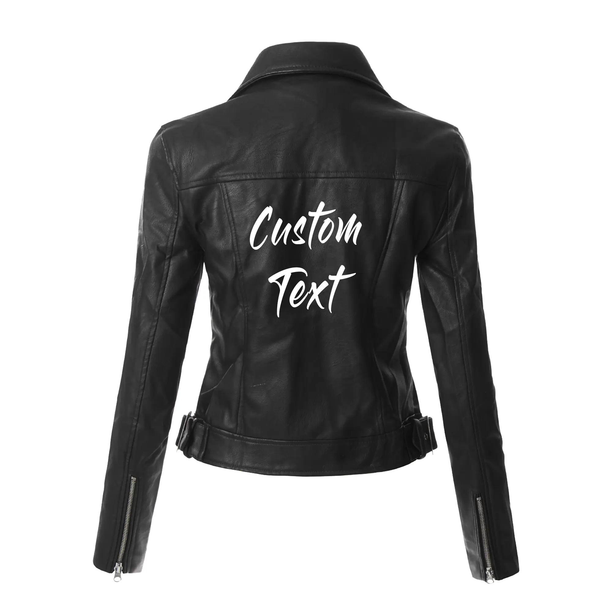 khy cropped leather jacket - TikTok Shop