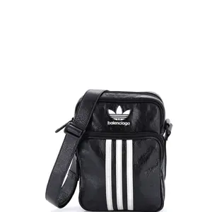 Pre-owned Balenciaga Leather Shoulder Bags x adidas Agneau Messenger Bag Small by Rebag