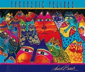 USED-Fantastic Felines by Laurel Burch (Hardcover)
