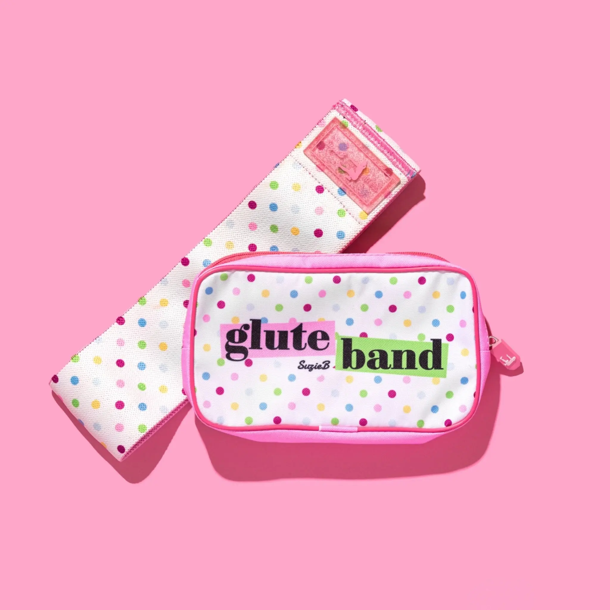 White Sprinkle Glute Band