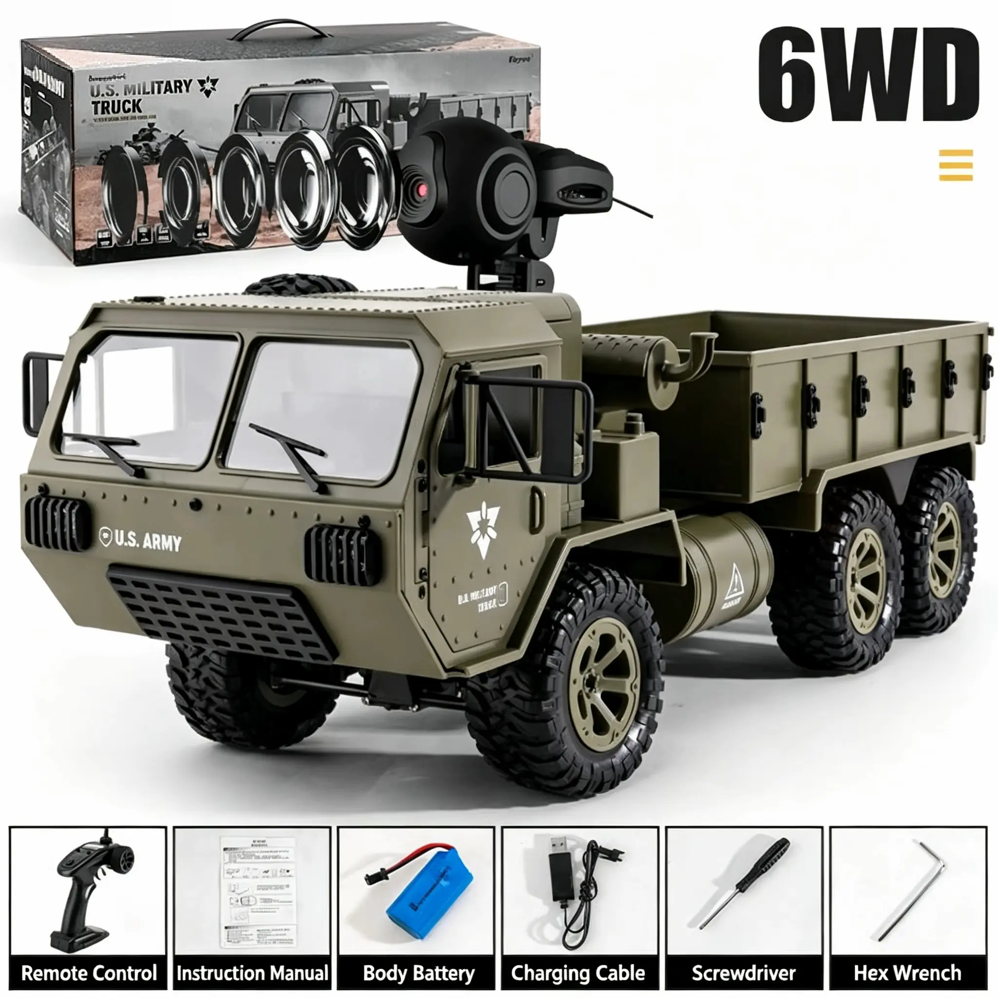 RC Military tactical truck