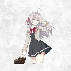 Alya Anime Girl Aesthetic Sticker for Laptop & Notebook