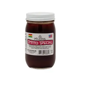 Shito, 16oz (pépé sauce, pepper sauce, ata dindin, sauce pimentée aux fruits de mer)