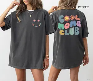 Comfort Colors Cool Moms Club Shirt, Cool Mom T-shirt, Funny Mom Outfit, Best Mom Ever Tee, Mama Birthday Clothing Gift, Mothers Day Gifts