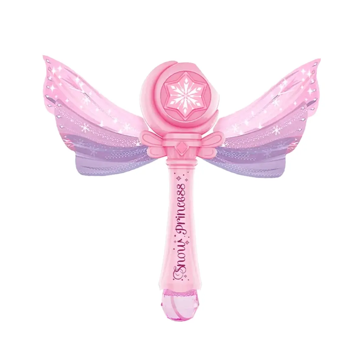 212 MAIN Unisex Light-Up Musical Butterfly Bubble Wand, 2 Bubble Bottles, Optional Music, AA Batteries - Outdoor Garden Water Play Accessory for Birthdays, Creating Magical Memories, Create Magical Memories