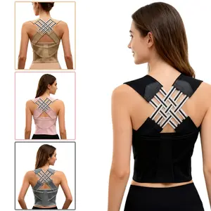 Unisex 2.0 Waist Trainer, 1-Count Posture Corrector Belt for Men, Women and Teenagers, Back Support Shoulder Strap Posture Correction Brace for Healthcare