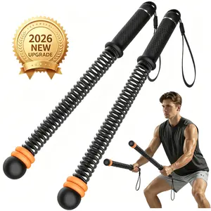 multi-function home gym,2026 CordlessBattle Ropes 2PCS for Home Gym - QuietRopeless Training Rope Fitness Equipment forMen & Women, Full-Body WorkoutEquipment, Portable Arm Exerciser for HIIT,Cardio & Strength Training