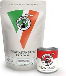 Urban Slicer Pizza Worx Neapolitan Pizza Kit - 1 Bag Neapolitan Style Crust, 1 Pizza Sauce
