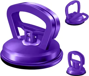 Car Dent Puller, 3-Pack Car Handheld Puller,Upgraded Model Car Dent Puller Kit,Strong Car Dent Remover.Repair kit for car Bodies, Glass,Ceiling and Moving Objects(deep Lavender).