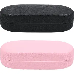 2 PACK Large Hard Shell Sunglasses Case, Protective Case For Sunglasses and Eyeglasses