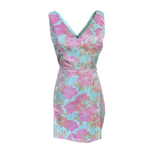 Wrenlee  Mini Floral Print Dress