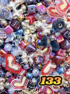 [300ml box] | 60% OFF Clearance Sale Limited Deal | Acrylic Bead Mix for DIY Craft Bracelets Phone Charms Necklaces Limited Time Only