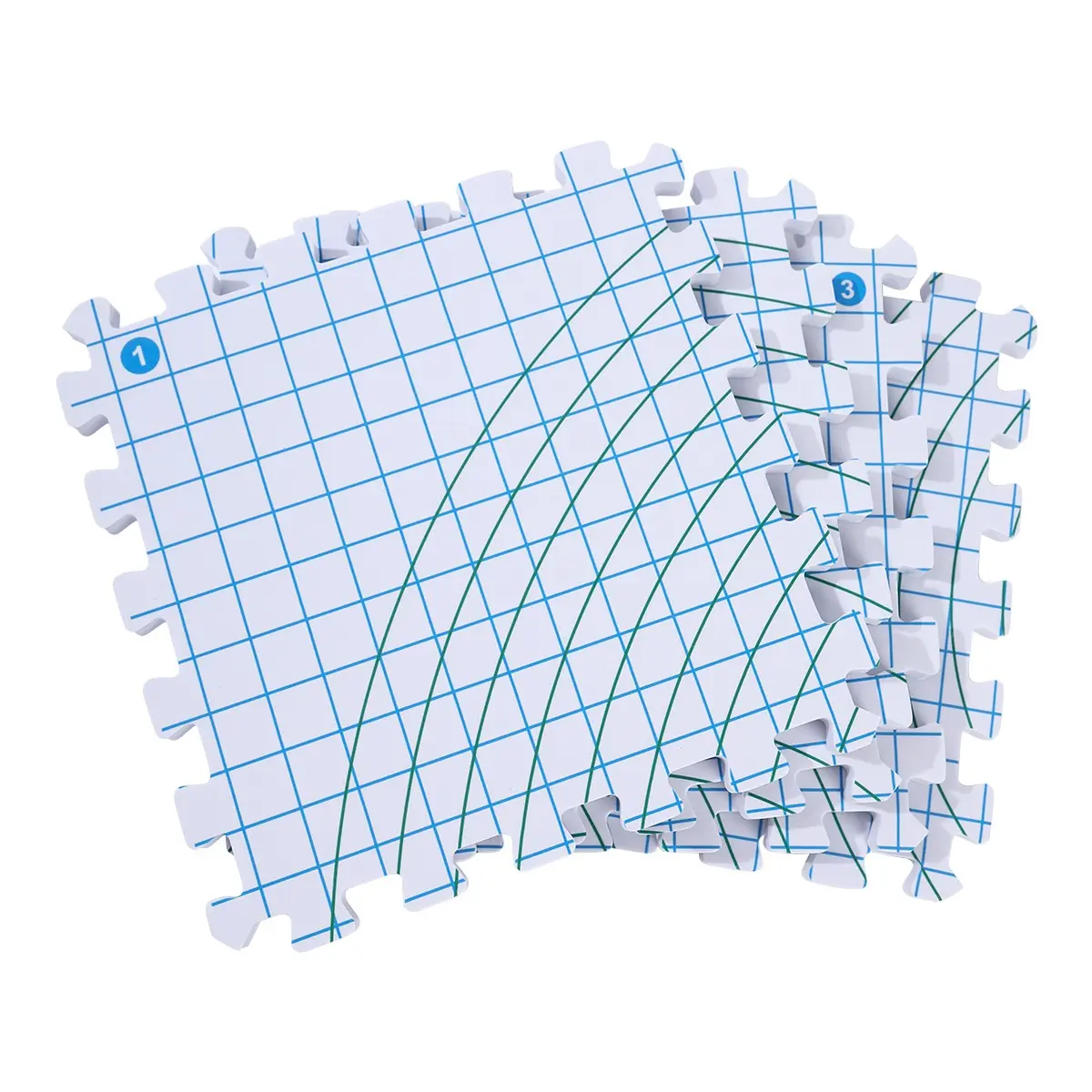 Knitting Blocking Mat with Grid - Extra Thick Foam Board for Crochet, Weaving & Yarn Craft Projects Crocheting Supplies