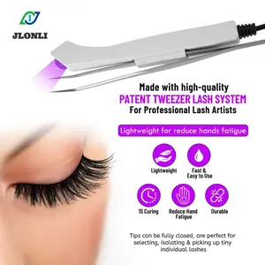 purple light curing lamp, eyelash glue curing UV LED eyelash lamp