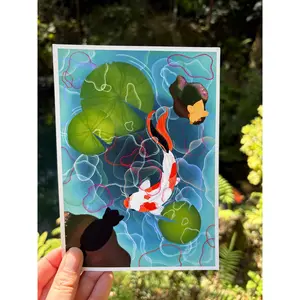 Neko and Koi- Curious Friends