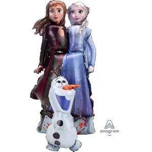 Frozen II Elsa, Anna & Olaf Foil AirWalker Balloon