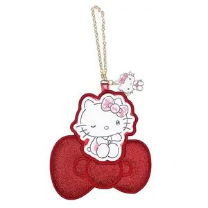 Hello Kitty 50th Anniv. ID Card Holder (Metallic Bow Series)