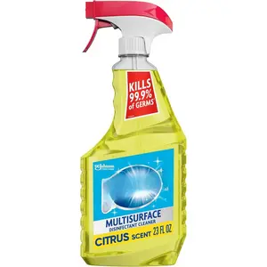Multipurpose Cleaner Disinfectant Spray Bottle, Packaging Designed to Prevent Leakage and Breaking, Surface Cleaning Spray, Citrus Fresh Scent, 23 Fl Oz