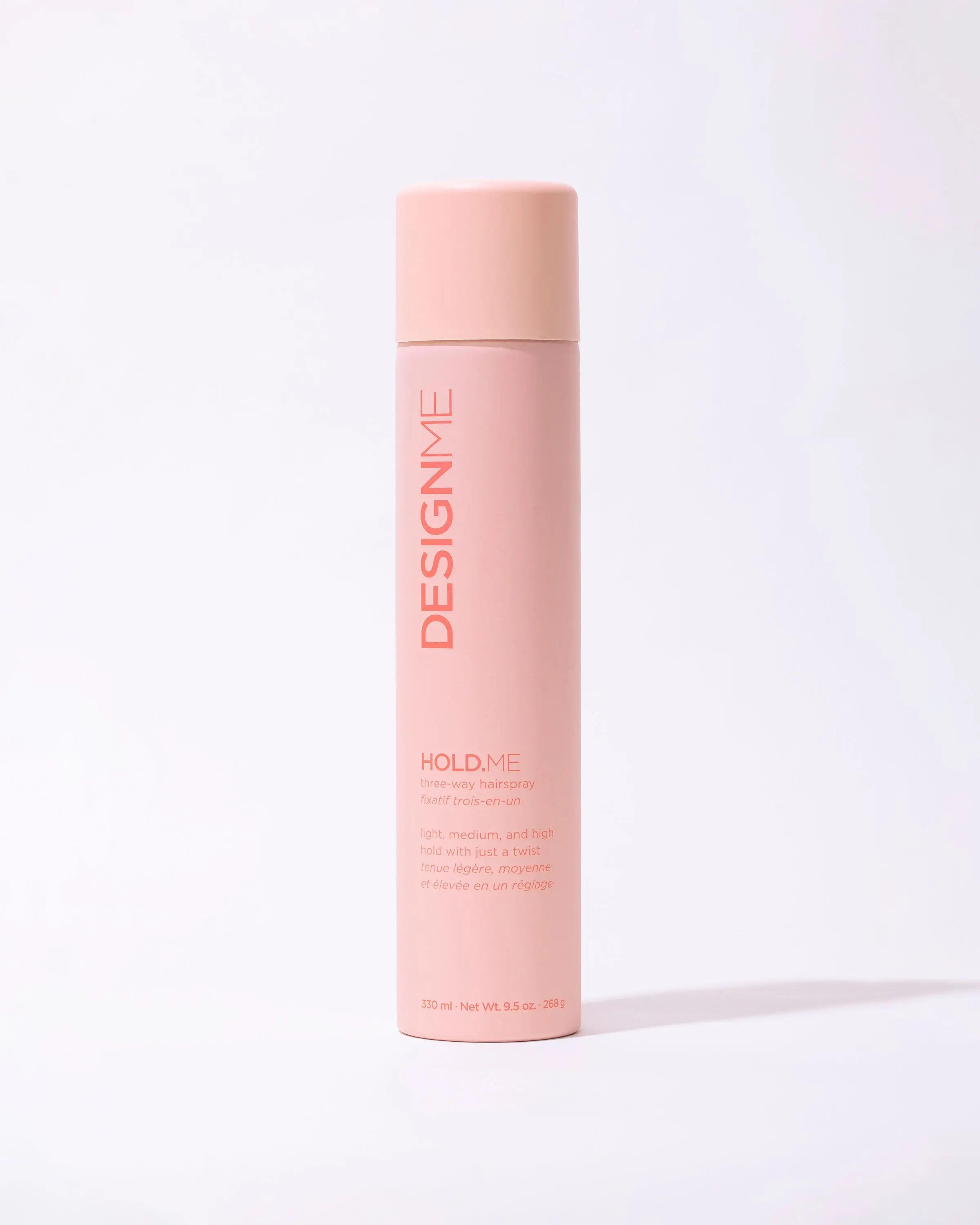 HOLD.ME Three-Way Hairspray with Adjustable Nozzle for Low Medium & High Hold Levels Flake-Free Crunch-Free Hair Styling Lightweight Frizz Control Volumizing Waterproof Haircare