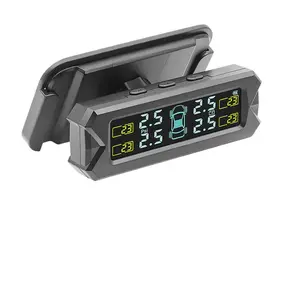 Solar Self-Charging External TPMS with LCD Display & Windshield Solar Panel