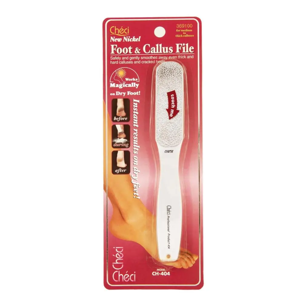 Checi Beige Coarse Foot File, Pedicure Care Tool, Dry Skin