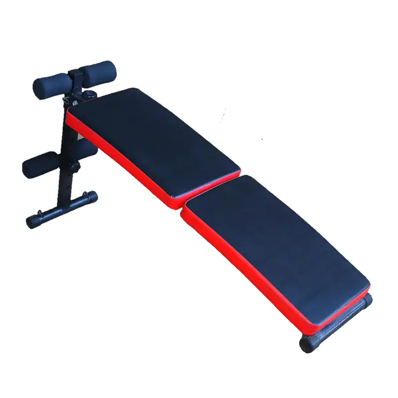 Folding Sit Up Bench, Adjustable Workout Bench for Ab Exercise, Curved Incline/Decline Slant Bench, Strength Training Weight Bench, Situps Abs Workout Equipment