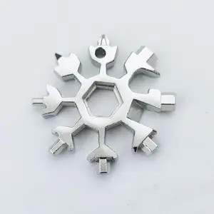 Portable 18-In-1 Multi-Functional Hex Octagonal Screwdriver, Outdoor Universal Internal Hex Snowflake Wrench, Essential Tool Kit Accessory, Durable Hand Tools, Metal Multifunctional Tool, Multipurpose Tool