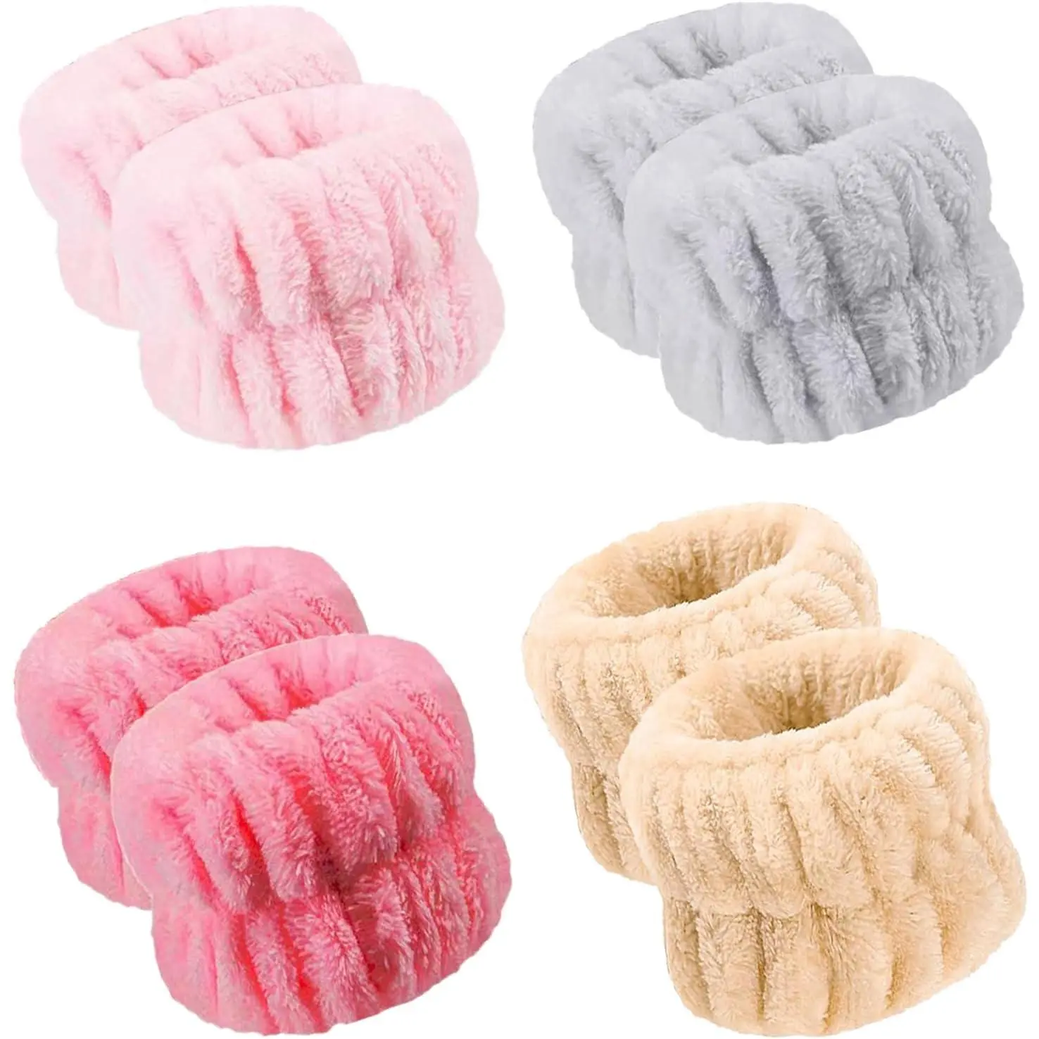 8 count Microfiber Wrist Bands for Washing , Absorbent  Washing Wristbands,  Wristbands for  Washing, Wrist Towels for Washing ,  Water from Spilling Down Your Arms.