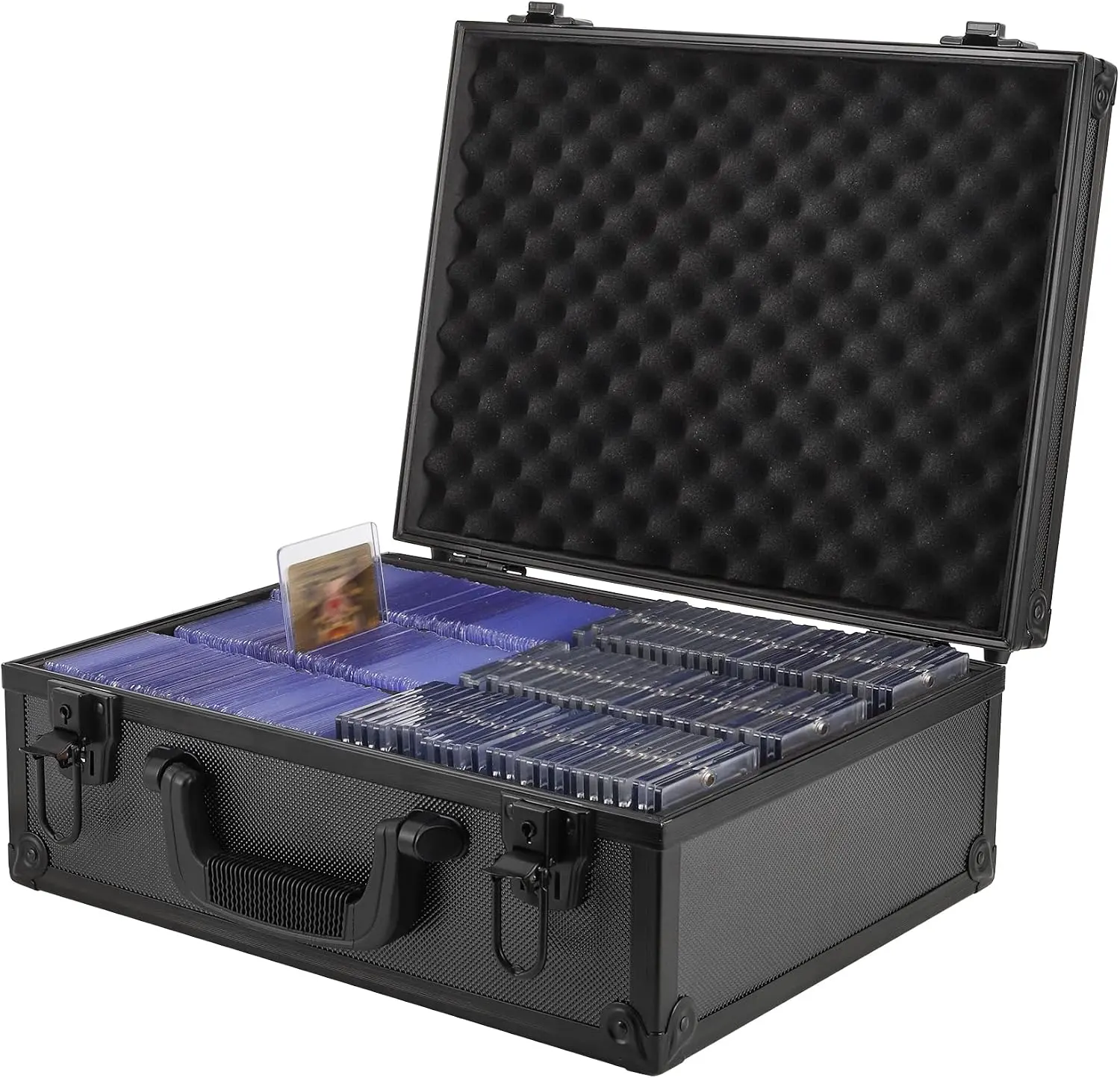 HZGXQN Toploader Storage Box for 3" x 4" 35pt Rigid Card, Top Loader Card Storage Hard Case, Sports Card Storage Boxes for Trading Cards, Top Loaders Holder (Holds 600+ Toploaders)