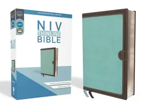USED-NIV, Thinline Bible, Imitation Leather, Blue/Brown, Red Letter Edition by Zondervan (Unknown)
