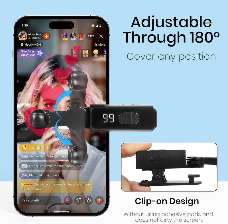 Rechargeable version Automatic Clicker - Auto Clicker Speed Tool – Fast Screen Tap Simulator for Smartphones and Controllers | Smart Trigger for Shopping, Rewards, Live Broadcast Likes and Tasks Portable Selfie