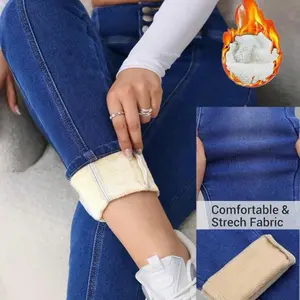 Women’s High Waist Fleece Lined Jeans – Winter Tall & Plus Size ️