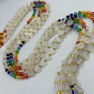 Subtle Glow-in-the-Dark TikTok Waist Beads – Variety of Styles – African Waist Jewelry – Tie-On (45”-50”) – Add to Cart, Buy Now – Price Per 1 Waist Bead