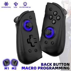 BT 5.2 Joy  For NS Switch/Lite/Oled Joy-pad L/R 2 Gamepads Hall Trigger Joystick with Dual Vibration 6 Axis joypad Console Controller Turbo