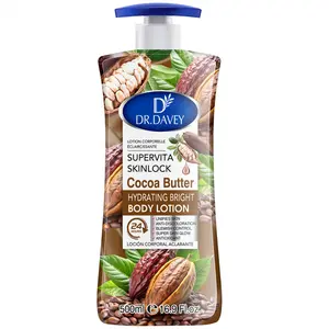 500ML DR.DAVEY Cocoa Butter Body Lotion Large Capacity Four Seasons Moisturizing and Refreshing, Non greasy and Fragrant Body Lotion for the Whole Family for Body, Face, Hand, Foot,travel, gifts for women, friends, and family members