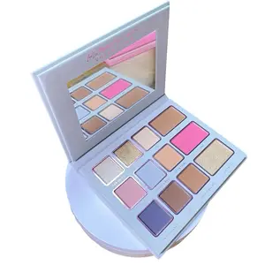 Beauty Creation Eyeshadow Palette with Pressed Pigments Talc Mica Calcium Sodium Borosilicate & Ethylhexyl Palmitate Ingredients Makeup