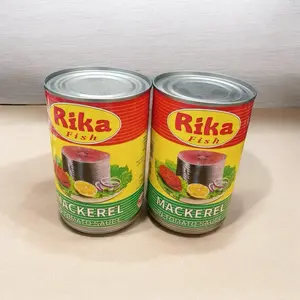 Rika Canned Mackerel in Tomato Sauce - Instant Pantry Food, Somon Rika
