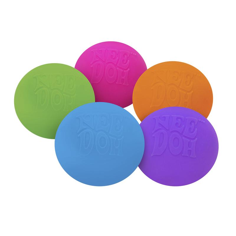 NeeDoh the Groovy Glob - The Original NeeDoh - Filled with a Satisfying Soft Dough Filling - One Random Color