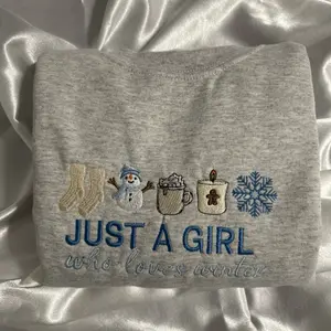 Just a Girl Who Loves Winter Sweater