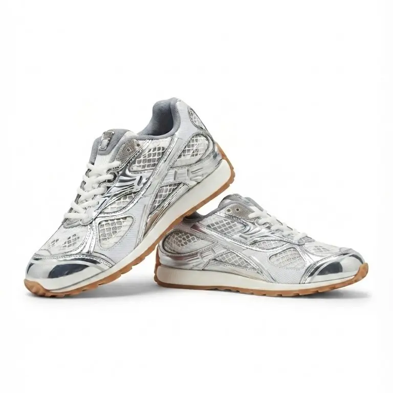 Chunky Sporty Chic Sneakers for Men & Women, Breathable Mesh Trainers with Lightweight Cushioning & Non-Slip Rubber Sole for All Seasons, Men's Shoes, Chunky Look, Walking/Running, Mesh Fabric Sneakers, Sneakers For Women