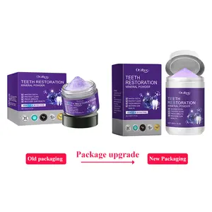Purple Teeth WhiteningPowder with Hydroxyapatite for StainRemoval & Color Correction 50gToothpaste Booster for Enhanced OralHygiene