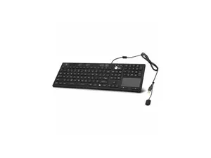SIIG Industrial/Medical Washable & Dustproof Keyboard w/ Touchpad - Industrial/Medical Grade Washable & Dustproof Keyboard with Touchpad - USB Keyboard - IP68 Compliant - 110-key Layout - 5 le