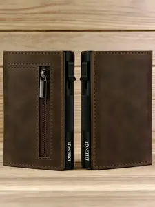 Rfid Blocking Minimalist Wallet Men Credit Card Holder Case Exquisite Cardholder Mini Handbag Clutch Purses Male Luxury Brand Bag Small Bags for Men, Front Pocket Wallet For Men No Bulge Durable Wallet