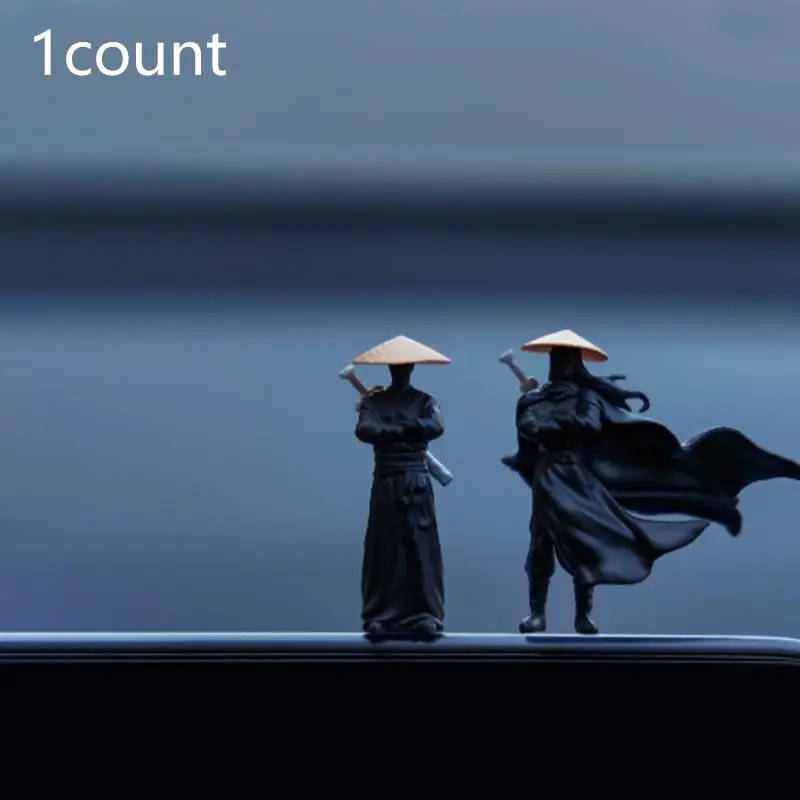 Creative Car Interior Decoration, 1 Count Cool Ancient Knight Ornament, Car Center Console Decoration, Desktop Decoration for Home Office Room Decor