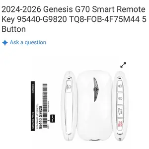 2024-2026 Genesis G70 Smart Remote Key 95440-G9820 TQ8-FOB-4F75M44 5 Button