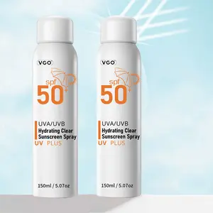 VGO-Hydrating Clear Sunscreen SpraySPF50+++ Quick film-forming Lightweight andmoisturizing Easy to spread Body Care Comfort Moisturizer Cosmetic Moisture
