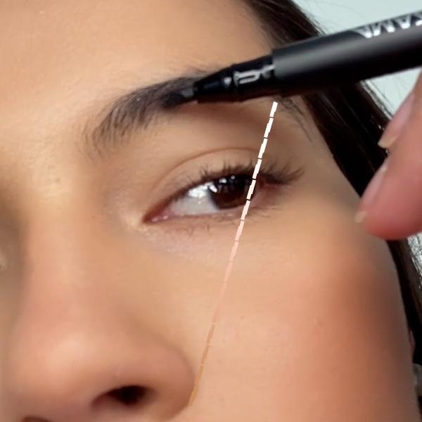 MasterGlam - Amaze Brow - Trio | Tinted Peptide Serum Brow Growth Pen for Thicker Brows Makeup Cosmetic