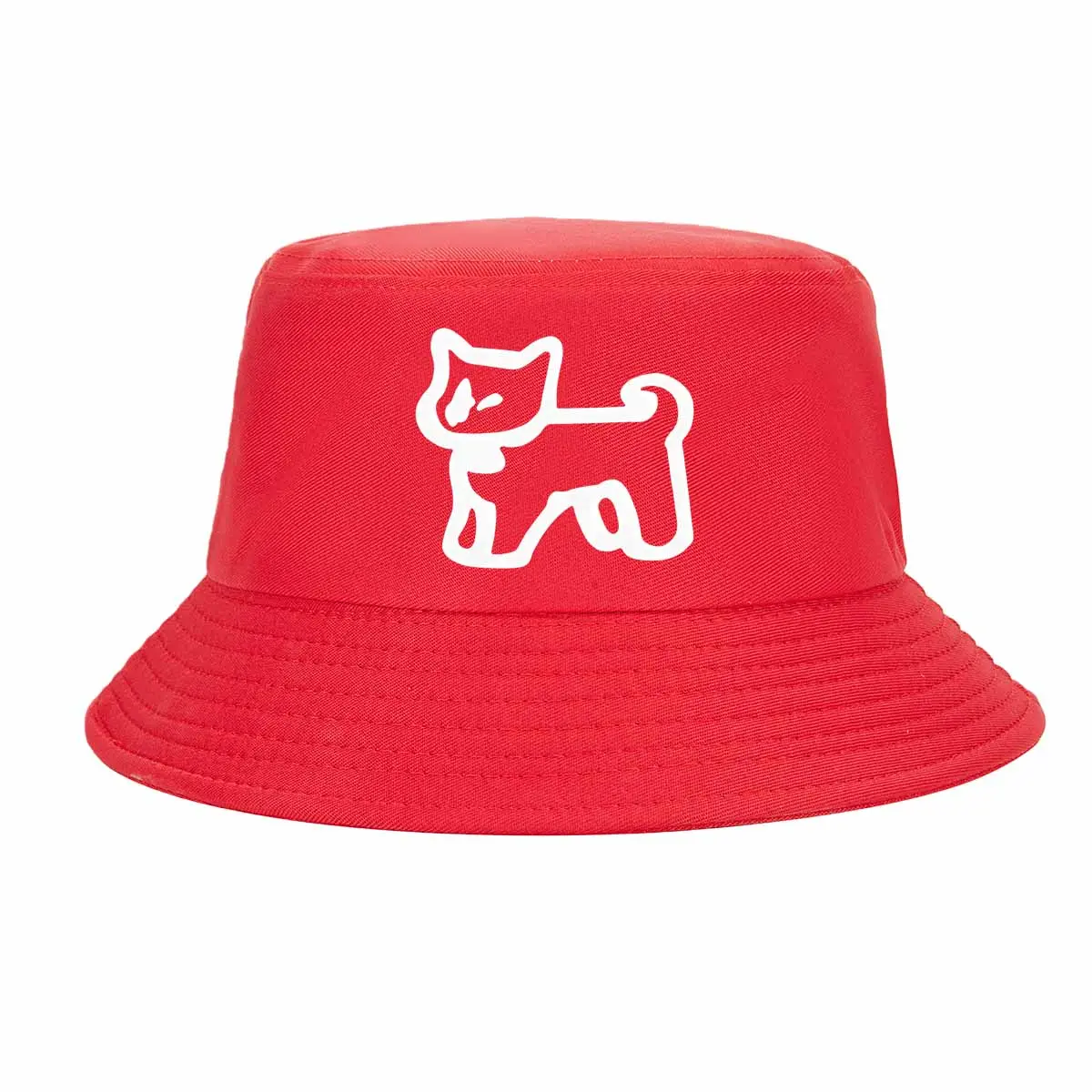 Cute cat - shaped sticker for decoration print snapback trucker cap hat Sports and leisure outdoor fisherman hat
