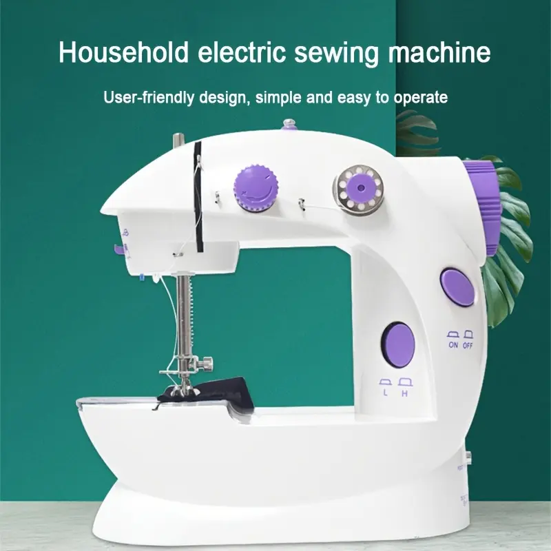Sewing Machine, Mini Full-automatic Multifunctional Sewing Machine for Home Use, Mini Desktop Electric Sewing Machine for Eating Thick Clothes for Home Use