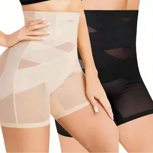 Women Shapewear Tummy Control Body Shaper High- Belly Cross Design, Control Waist Buttocks, Butt Lifting,